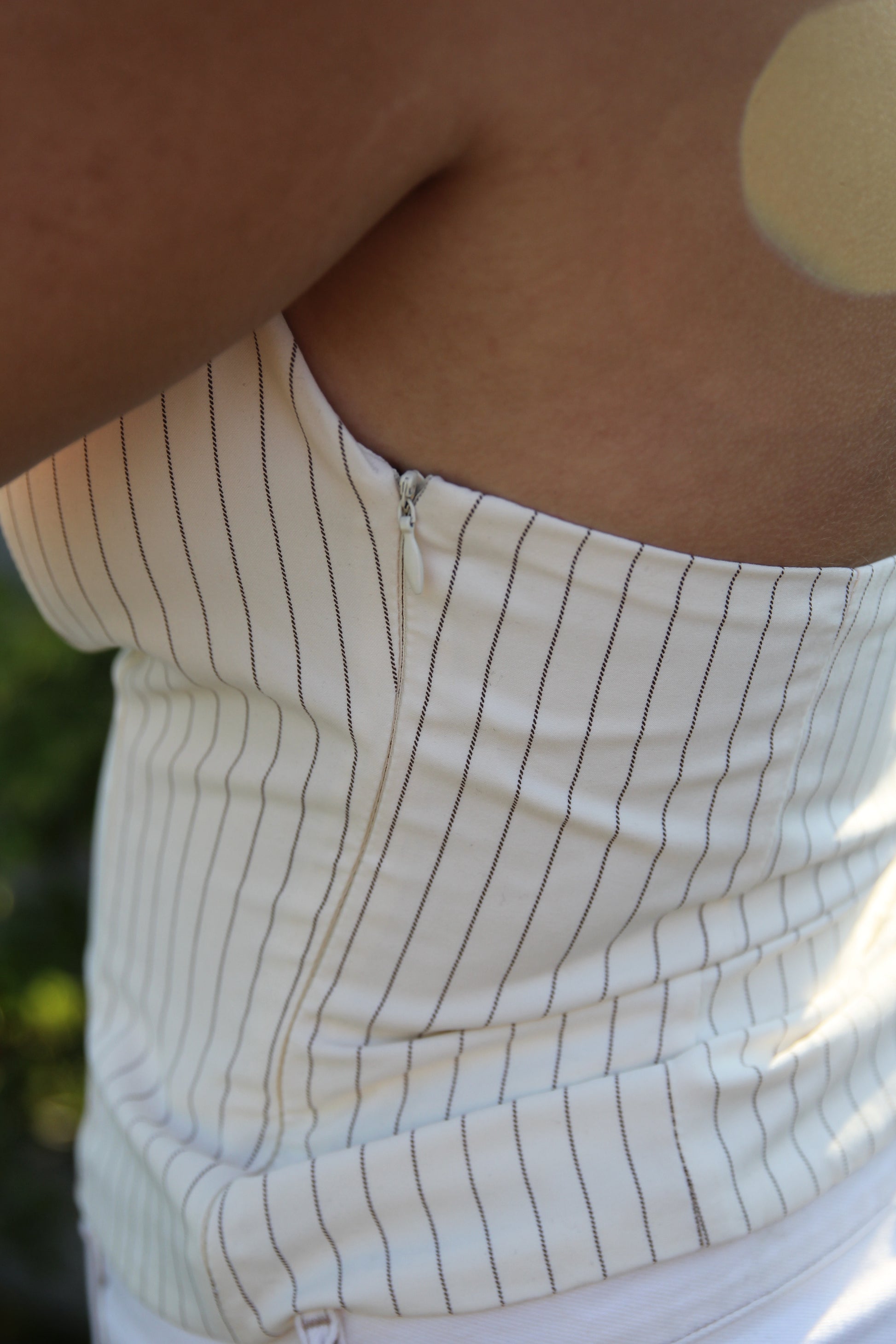 Pinstripe Halter Top